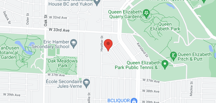 map of 601 4963 CAMBIE STREET